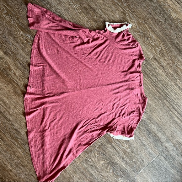 Missy Robertson fringe sleeve high-low top - Picture 4 of 5